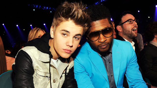 PHOTO: Singers Justin Bieber and Usher attend the 2012 Billboard Music Award, May 20, 2012, in Las Vegas.