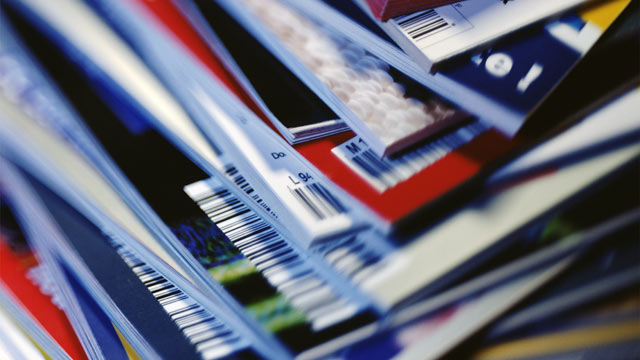 PHOTO: Stack of magazines