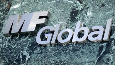 PHOTO: F Global Inc. signage is displayed at 60 East 53rd Street in New York, U.S.,  New York in this Nov. 11, 2011 file photo.