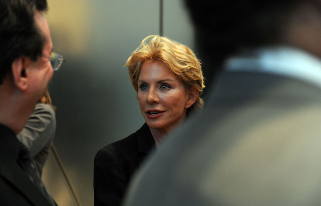 PHOTO: Author Patricia Cornwell attends the screening of the Lifetime Original Movie "Patricia Cornwells The Front" at Hearst Tower, April 7, 2010 in New York City.