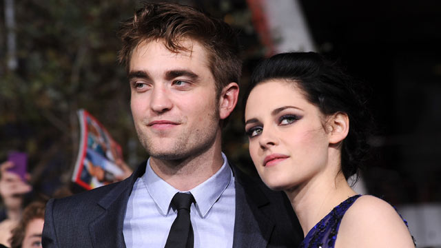 PHOTO: Robert Pattinson, left, and Kristen Stewart, right, arrive at the premiere of Summit Entertainments "The Twilight Saga: Breaking Dawn - Part 1" at the Nokia Theater L.A. Live, November 14, 2011 in Los Angeles, Calif.
