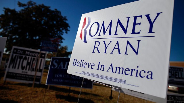 PHOTO: Romney-Ryan campaign sign