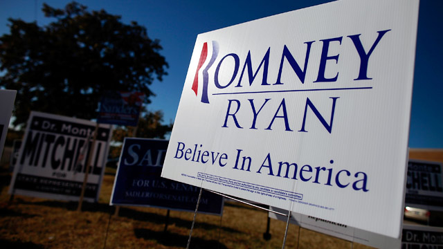PHOTO: Romney-Ryan campaign sign
