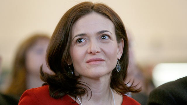 PHOTO: Sheryl Sandberg, chief operating officer of Facebook Inc., sits in the audience ahead of German Chancellor Angela Merkel's opening address on day one of the World Economic Forum (WEF) in Davos, Switzerland, Jan. 25, 2012.