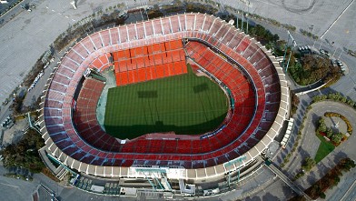 PHOTO: Candlestick Park Stadium, San Francisco, California.