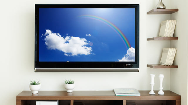 PHOTO: LCD TV in a room in an undated file photo.