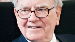 PHOTO: Warren Buffett, chairman of Berkshire Hathaway, is shown at an annual shareholders meeting in Omaha, Neb., May 6, 2012.