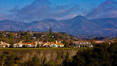 PHOTO: A winter storm passes through wine country leaving the sky blue on December 26, 2012, in Solvang, California.