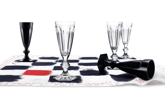 PHOTO: Baccarat Checkers Flutes