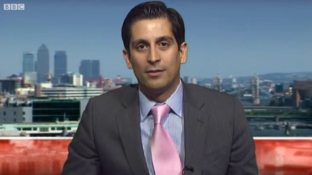 PHOTO: Alessio Rastani appears on BBC, Sept. 26, 2011.