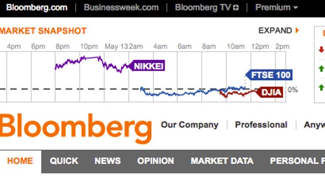 PHOTO: Bloomberg LP admits their reporters have had access since the 1990s to log-in history, which was flagged by Goldman Sachs.