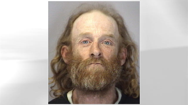 PHOTO: Police arrested a man they caught siphoning gas from a pickup truck