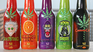 Photo: The Canna Cola family of medical-marijuana soft drinks