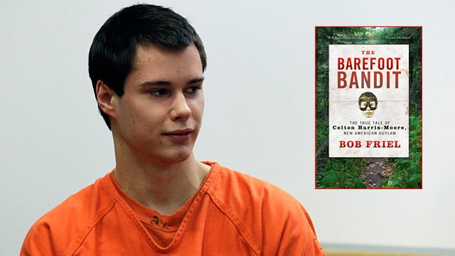 PHOTO: Barefoot Bandit book cover by Bob Friel.