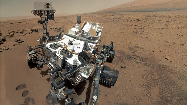 PHOTO: On Mars, the rover Curiosity continues to explore the surface of the planet for signs of life.