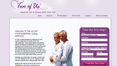 PHOTO: Two of Us is a matchmaking service with 15 offices nationwide.