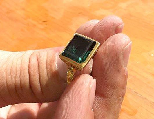 Emerald Ring Found in Wreckage