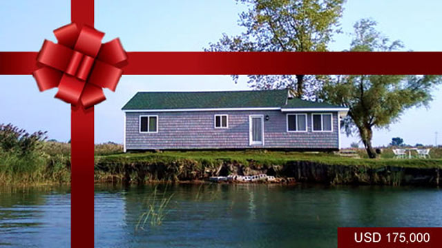 PHOTO: Fisherman?s Point, Michigan ? USD$ 175,000
<p>
Fisherman?s Point is a private island located in Michigan on Lake Saint Clair, developed with a beautiful private cottage perfectly situated on the St. Clair Flats.
