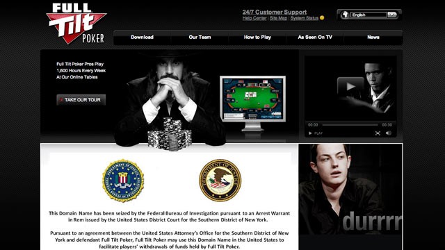 PHOTO: Full Tilt was shut down in April by federal authorities.