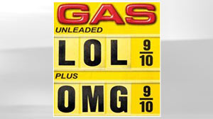 PHOTO Gas price signs poke fun at the recent rise in prices as seen in this flickr.com images.