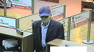 Photo: Geezer bandit robs 13th bank