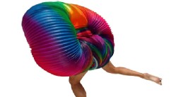 PHOTO: A Rainbow Human Slinky costume for Halloween is listed for one million dollars on Ebay.com.