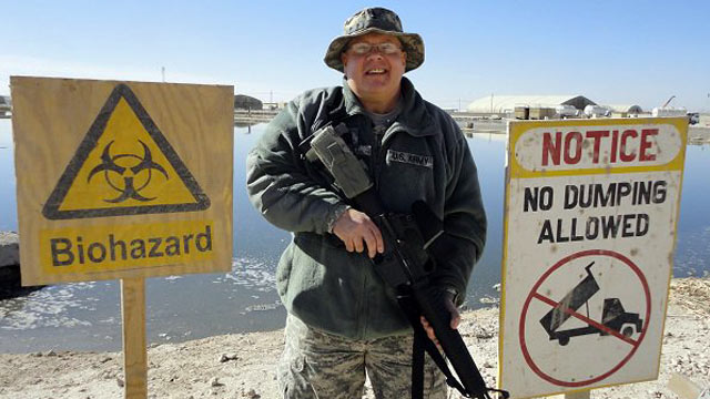 PHOTO: John McDevitt, 52, a U.S. Army Reservist from Clayville, N.Y., says Bank of America is not helping him re-coup $25,243.71 in fraudulent charges accrued on his debit card while on leave from service.