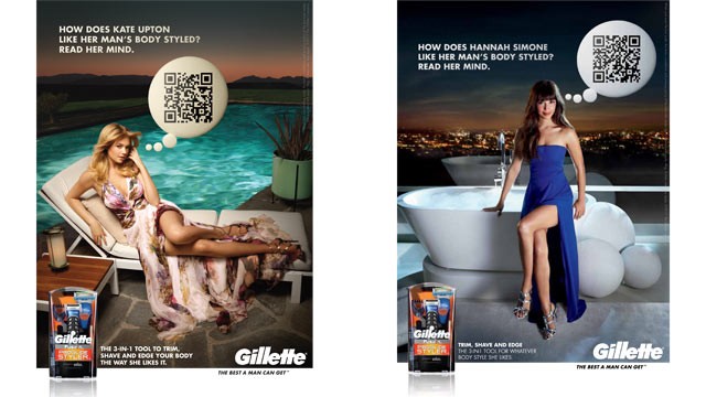 PHOTO: Kate Upton and Hannah Simone appear in new ads for Gillette promoting the Fusion ProGlide Styler.