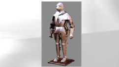 PHOTO: A medieval, gothic full suit of armor being sold as a costume for Halloween on Ebay.com is listed for $9,915.