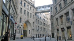PHOTO: The main entrance to the London School of Economics.