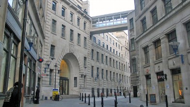 PHOTO: The main entrance to the London School of Economics.
