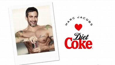 PHOTO: Designer Marc Jacobs is seen in an ad for Diet Coke; Jacobs signed on a creative collaborator for the brand in 2013.