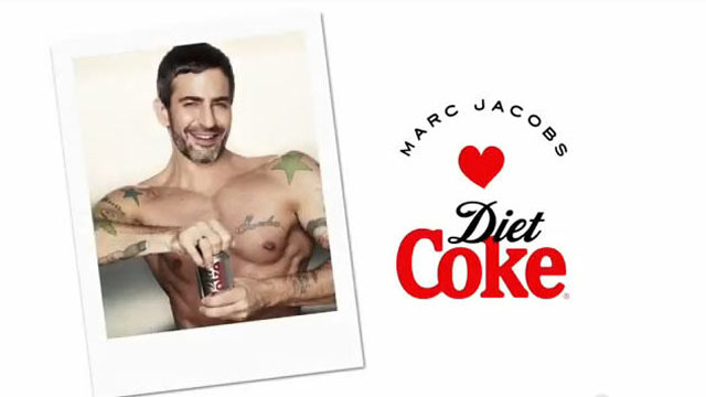 PHOTO: Designer Marc Jacobs is seen in an ad for Diet Coke; Jacobs signed on a creative collaborator for the brand in 2013.