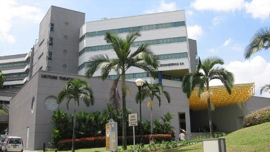 PHOTO: Engineering building at the National University of Singapore.