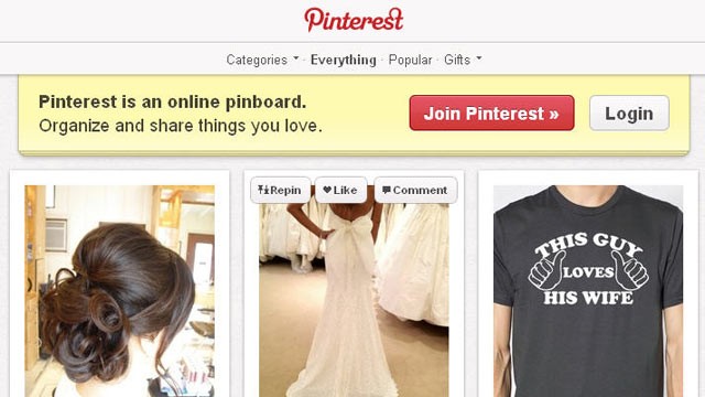 PHOTO: More and more people are planning out their weddings with Pinterest.