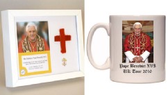 PHOTO: Pope Benedict XVI memorabilia has been put up for sale.