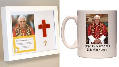 PHOTO: Pope Benedict XVI memorabilia has been put up for sale.