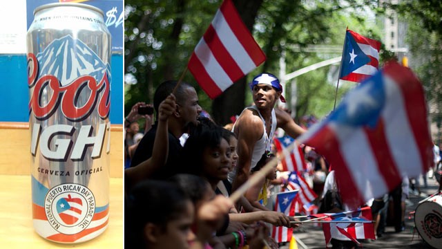 PHOTO: Coors is an official sponsor of the Puerto Rican Day Parade.