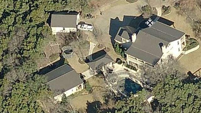 PHOTO: Aerial view of Rick Perry's rented home