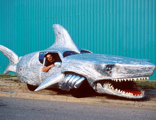 monster car shark