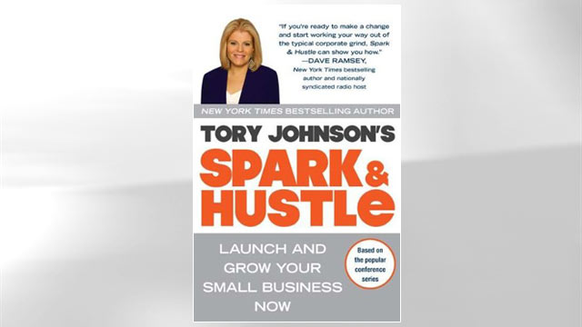 PHOTO: Tory Johnsons book, "Spark and Hustle" is seen here.