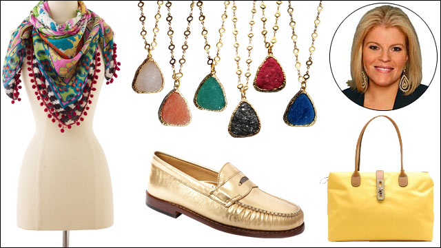 PHOTO: Clockwise from top left; Soft Surroundings, Alexandra Beth Druzy, ABC, Shop4Sparkles, Bass.