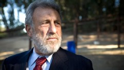 PHOTO: Men's Wearhouse founder George Zimmer photographed at the Oakland Zoo.