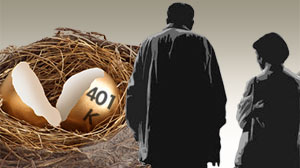 Quickly, many laid off workers will look to their retirement savings as a source of financial salvation.