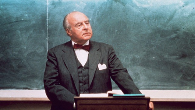 PHOTO: John Houseman in The Paper Chase
