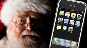 Photo: There is a santa claus, check your iphone
