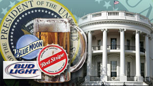 Photo: Red, Lite and Blue: The Beers for Obama, Gates, Crowley Will Drink at White House: The President Hopes to Ease Tensions by Drinking Beer with Henry Louis Gates Jr. and Sgt. James Crowley.