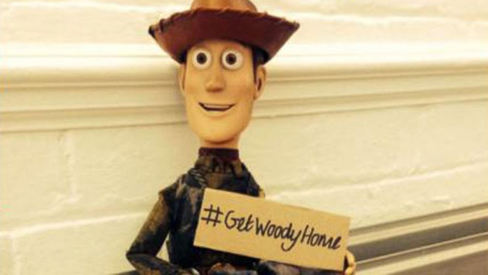 VIDEO: One womans Twitter campaign to reunite lost Woody doll with true owner.