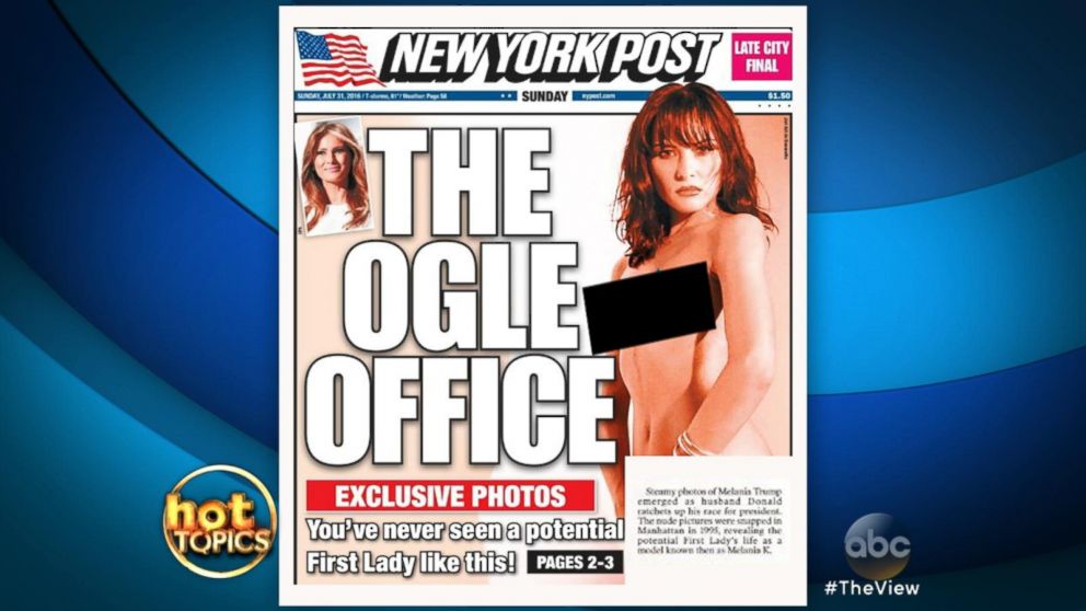Did Trump Campaign Leak Melania S Nude Photo Shoot Video Abc News