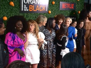 WATCH: 'OITNB' cast greet each other at NYC premiere party